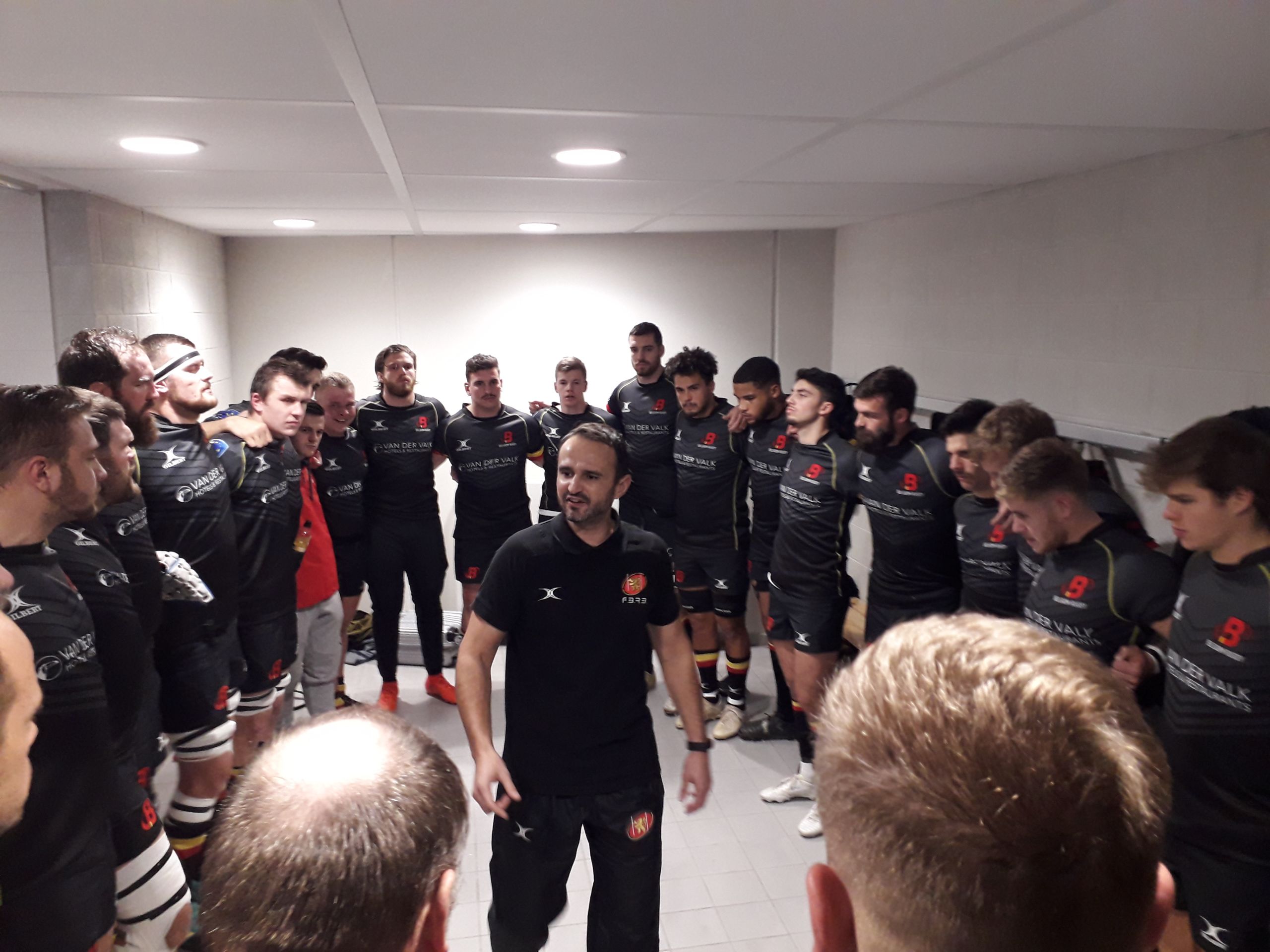 Les derniers mots de Guillaume Ajac avant le match. 