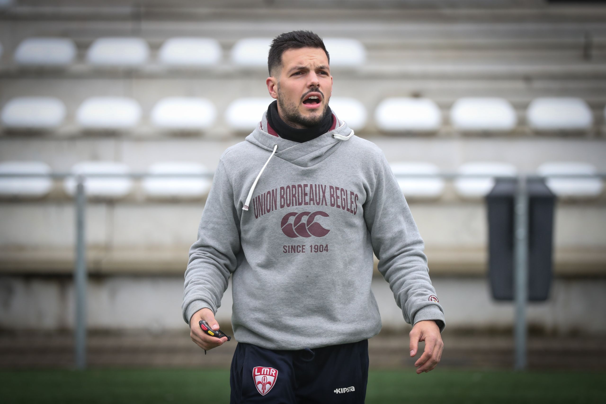 Sébastien Imbert a lancé l'entrainement. 