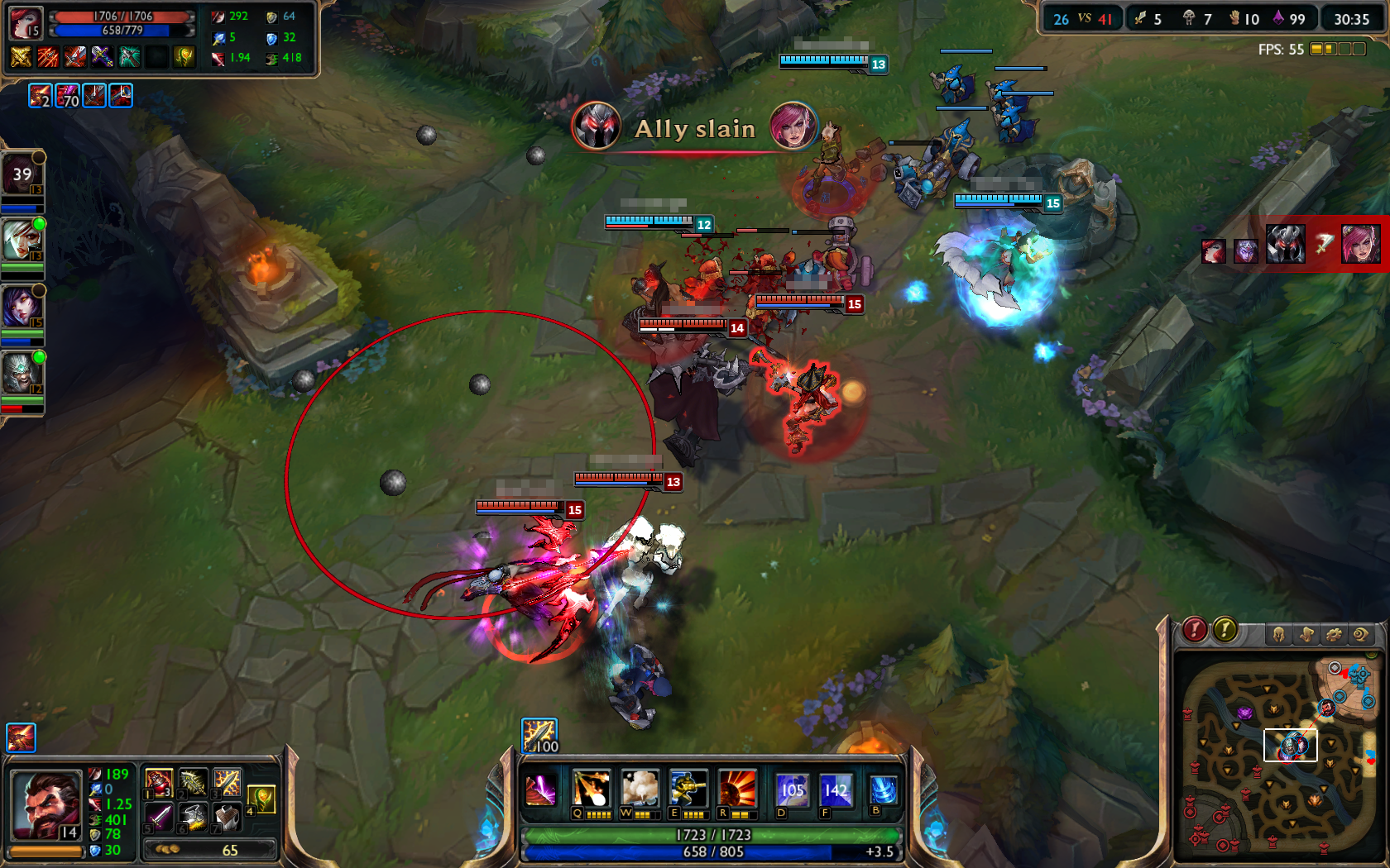 Capture, &quot;in-game&quot;, de LoL.