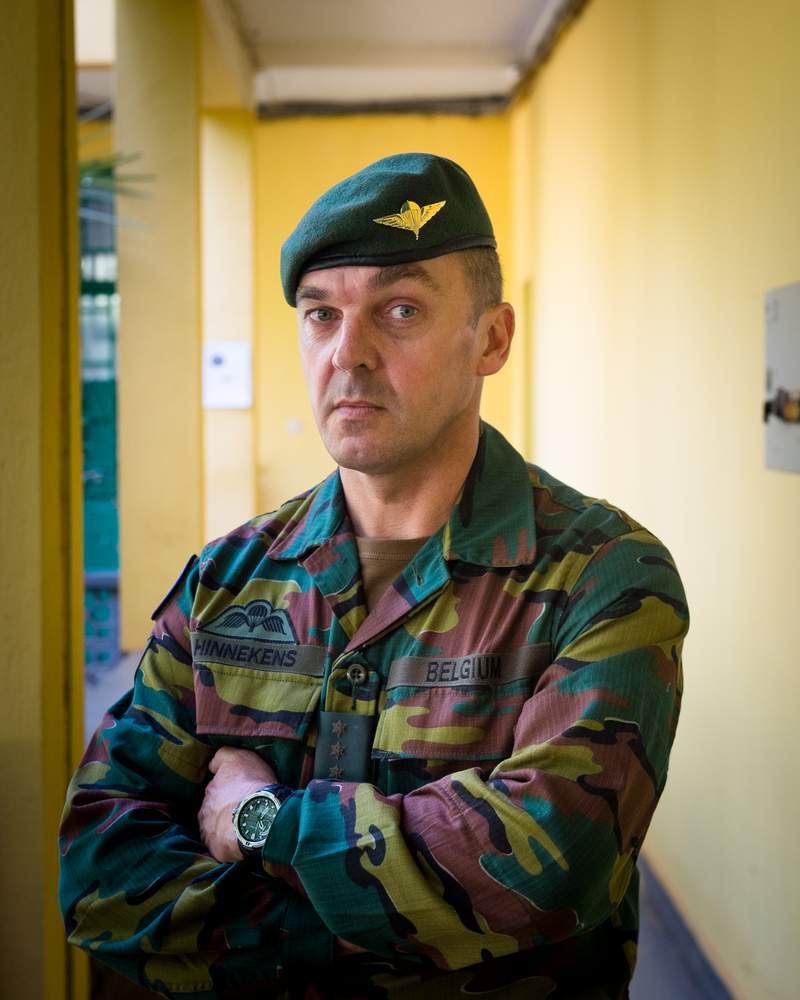 Le colonel Thierry Hinnekens. © JC GUILLAUME