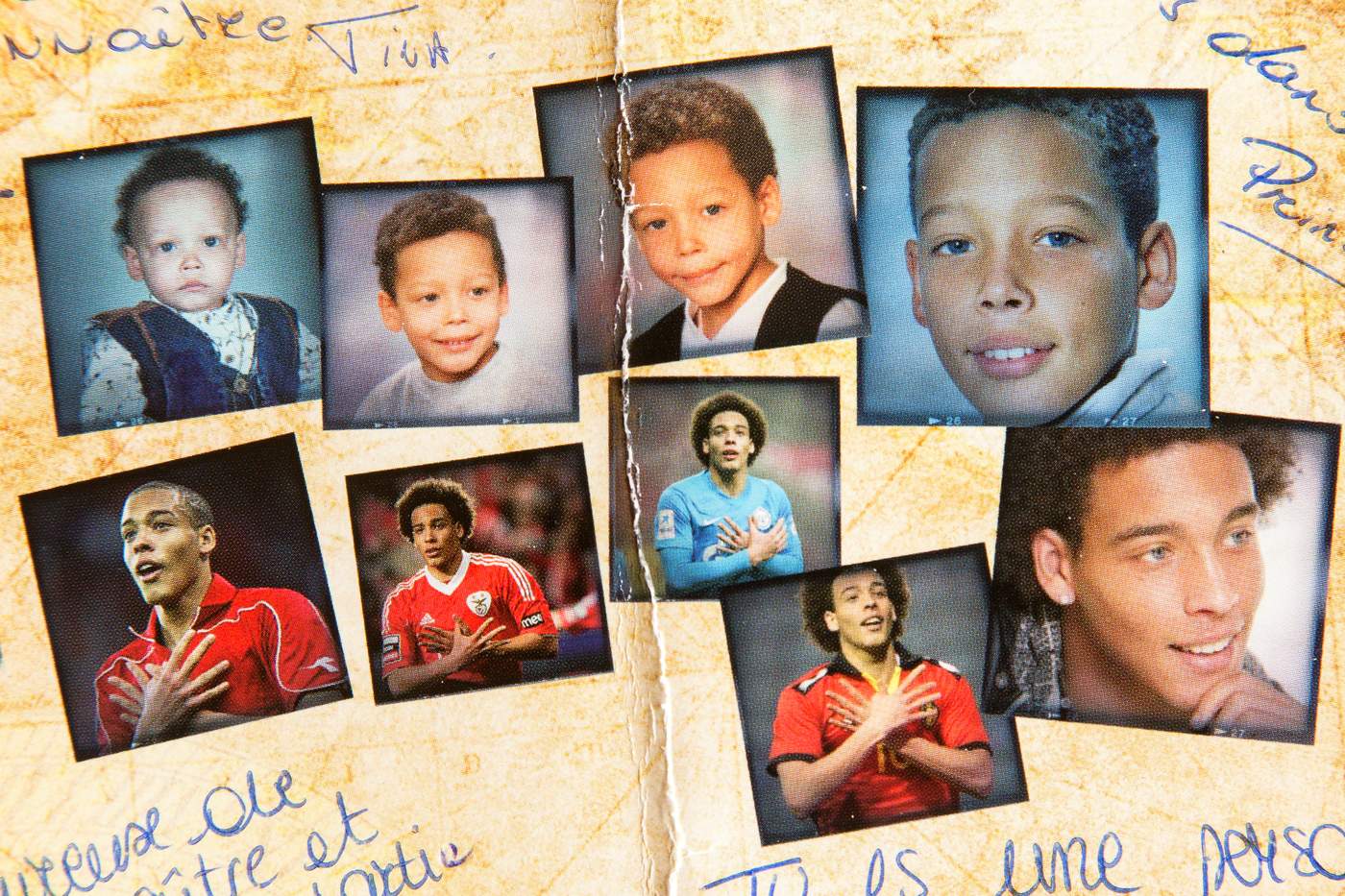 L&#39;évolution d&#39;Axel Witsel au fil des années.