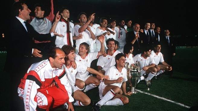 L&#39;AC Milan de Sacchi début des années 1990